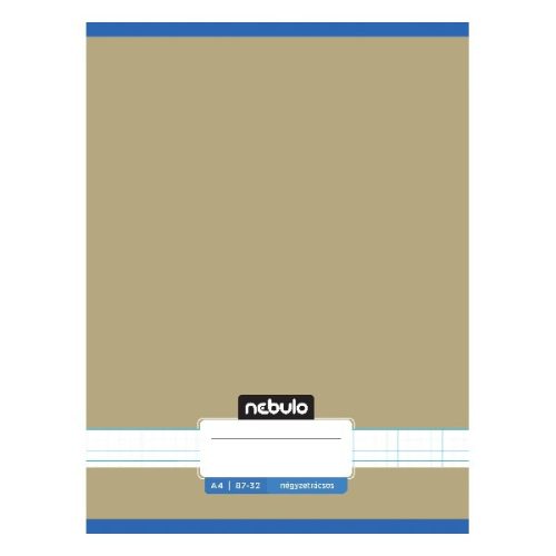 Füzet kockás NEBULO A/4 32 lapos 87-32 Monochrome és Gradient fiús 12 darabos