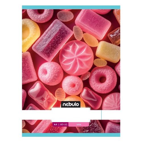 Füzet sima NEBULO A/4 32 lapos 80-32 L-Design 12 db/csomag