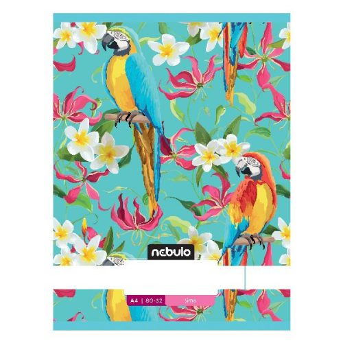 Füzet sima NEBULO A/4 32 lapos 80-32 L-Design 12 db/csomag