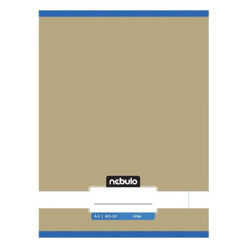 Füzet sima NEBULO A/4 32 lapos 80-32 Monochrome és Gradient fiús 12 darabos
