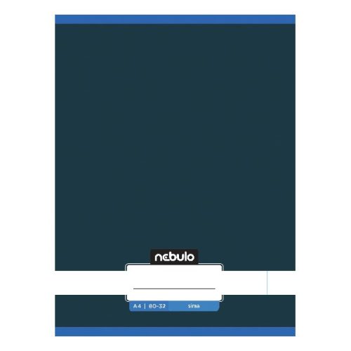 Füzet sima NEBULO A/4 32 lapos 80-32 Monochrome és Gradient fiús 12 darabos