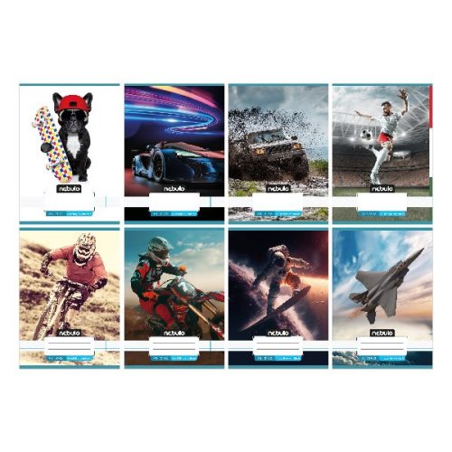 Füzet vonalas NEBULO A/5 32 lapos 21-32 Vagány I. 16 darabos