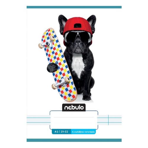 Füzet vonalas NEBULO A/5 32 lapos 21-32 Vagány I. 16 darabos