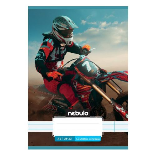 Füzet vonalas NEBULO A/5 32 lapos 21-32 Vagány I. 16 darabos