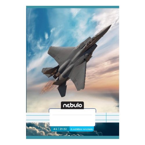 Füzet vonalas NEBULO A/5 32 lapos 21-32 Vagány I. 16 darabos