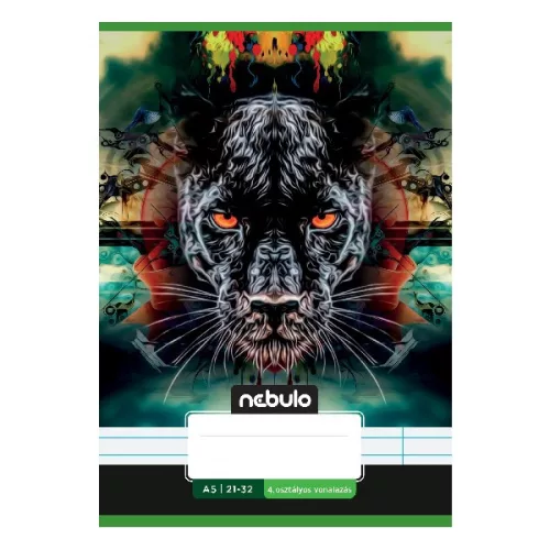 Füzet vonalas NEBULO A/5 32 lapos 21-32 4-8.osztályos Vagány II. 16 darabos