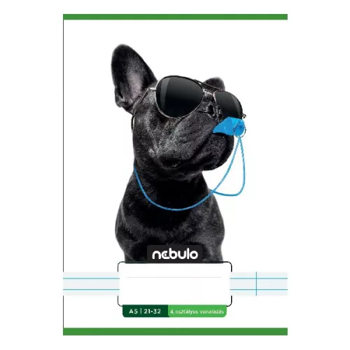 Füzet vonalas NEBULO A/5 32 lapos 21-32 4-8.osztályos Vagány II. 16 darabos