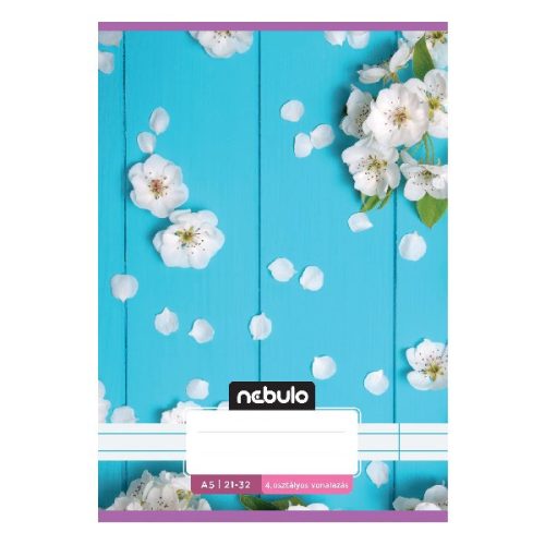 Füzet vonalas NEBULO A/5 32 lapos 21-32 4-8. osztályos Cuki I. 16 darabos
