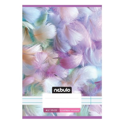 Füzet vonalas NEBULO A/5 32 lapos 21-32 4-8. osztályos Cuki I. 16 darabos