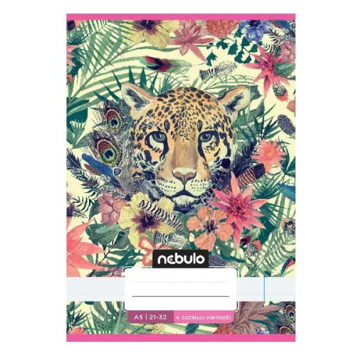 Füzet vonalas NEBULO A/5 32 lapos 21-32 4-8.osztályos Cuki II. 16 darabos