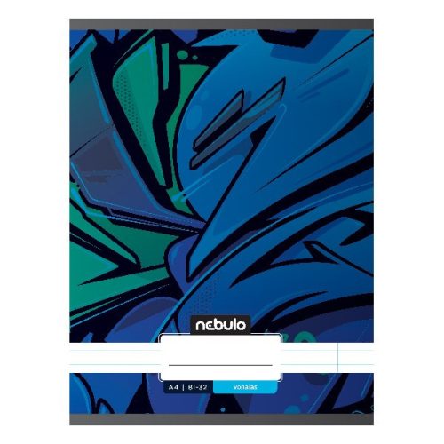 Füzet vonalas NEBULO A/4 32 lapos 81-32 Xtreme 12 darabos