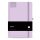 Notesz vonalas STREET Casual A/5 96 lapos gumis keményfedelű pasztell lila