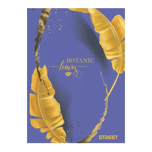 Füzet vonalas STREET A/4 54 lapos Botanic margóval