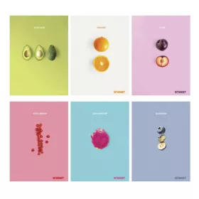 Füzet vonalas STREET A/5 54 lapos Fresh margóval