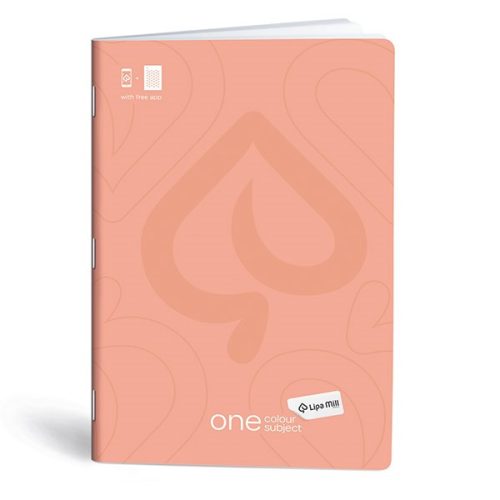 Füzet vonalas LIPAMILL A/4 40 lapos One colour