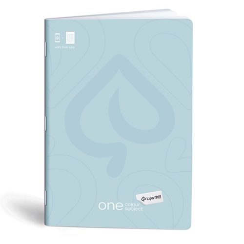 Füzet vonalas LIPAMILL A/4 40 lapos One colour