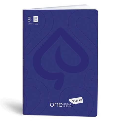 Füzet vonalas LIPAMILL A/4 40 lapos One colour