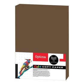   Fénymásolópapír színes OPTIMA A/4 80 g barna 500 ív/csomag
