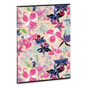   Füzet kockás ARS UNA A/4 40 lapos Extra kapcsos Beach Flowers
