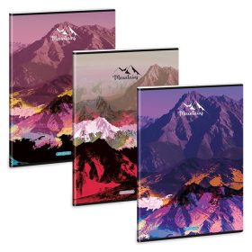 Füzet sima ARS UNA A/4 40 lapos Extra kapcsos Mountains
