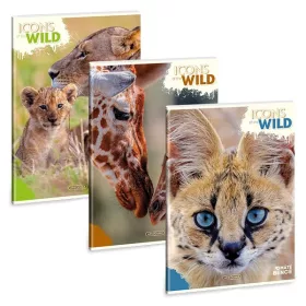   Füzet sima ARS UNA A/4 40 lapos Extra kapcsos Icons of the Wild