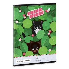   Füzet vonalas ARS UNA A/5 32 lapos 14-32 1. osztályos Think Pink