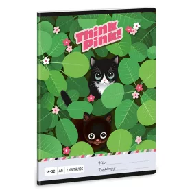   Füzet vonalas ARS UNA A/5 32 lapos 16-32 2.osztályos Think Pink