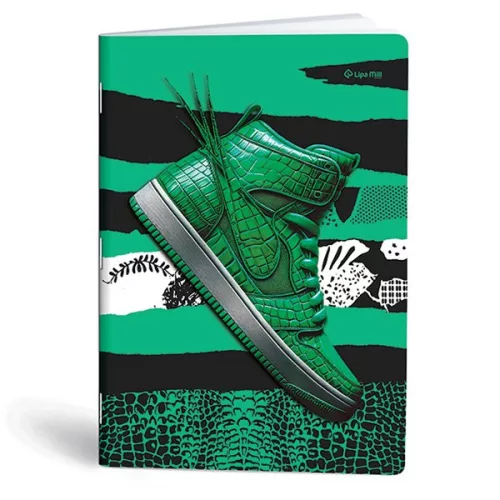 Füzet sima LIPAMILL A/4 40 lapos Sneaker