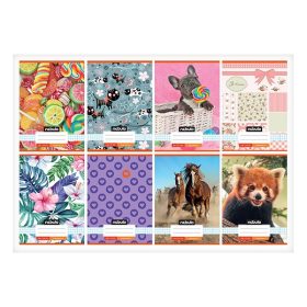 Füzet kockás NEBULO A/5 32 lapos 27-32 Cuki II. 16 darabos