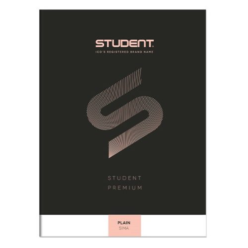 Füzet sima ICO Student Black Prémium A/4 32 lapos