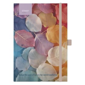   Notesz vonalas STREET Flowers Medaw A/5 96 lapos gumis keményfedelű