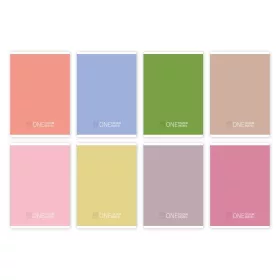   Füzet vonalas One Colour Pastel A/5 21-32 4-8.osztályos vegyes színek