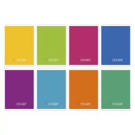   Füzet vonalas One Colour Bright A/5 21-32 4-8.osztályos vegyes színek