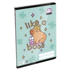   Füzet vonalas LIZZYSULI A/5 32 lapos 21-32 4-8.osztályos Lollipop Capybara