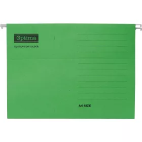 Függőmappa OPTIMA A/4 karton zöld 25 darabos