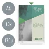 Lefűzhető genotherm LEITZ Jumbo A/4 170 mikron narancsos 10 darabos