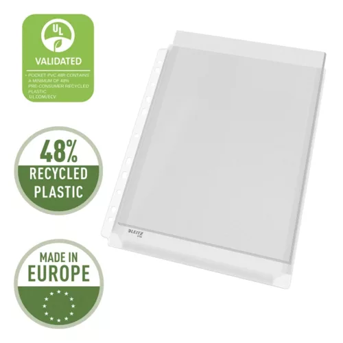Lefűzhető genotherm LEITZ Jumbo A/4 170 mikron narancsos 10 darabos