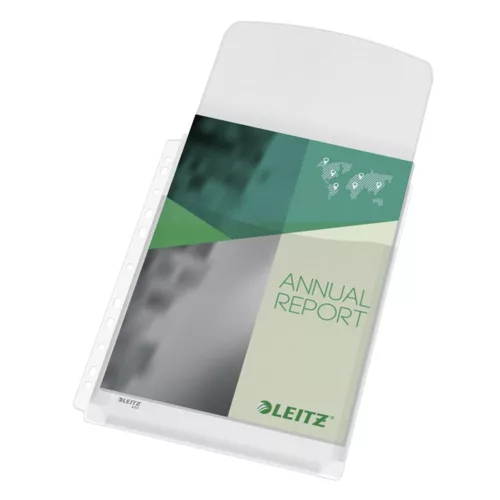 Lefűzhető genotherm LEITZ Jumbo A/4 170 mikron füles narancsos 5 darabos