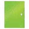Gumis mappa LEITZ Wow Jumbo A/4 műanyag 30mm zöld