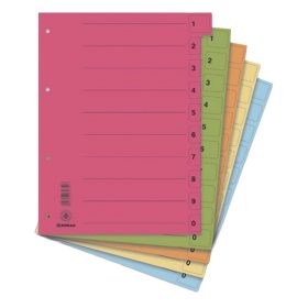 Regiszter DONAU karton  A/4 mikroperforált vegyes színű