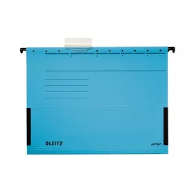   Függőmappa oldalvédelemmel LEITZ Alpha Standard A/4 karton kék 25 darabos