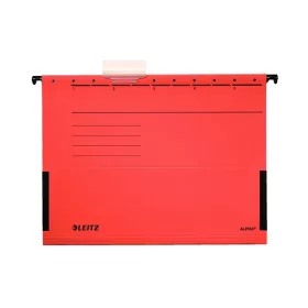   Függőmappa oldalvédelemmel LEITZ Alpha Standard A/4 karton piros 25 darabos