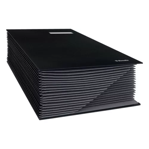 Aláírandókönyv ESSELTE A/4 karton 20 részes fekete