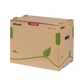   Archiváló konténer iratrendezőnek ESSELTE Eco 427x343x305 mm előre nyíló tetővel barna