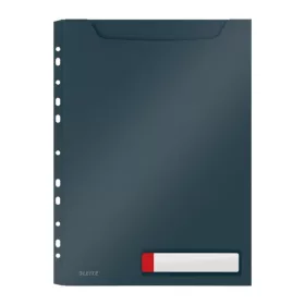   Lefűzhető genotherm LEITZ Cosy Privacy Jumbo A/4 200 mikron bársonyszürke 3 darabos