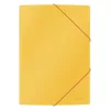 Gumis mappa LEITZ Cosy Soft Touch A/4 karton melegsárga