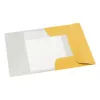 Gumis mappa LEITZ Cosy Soft Touch A/4 karton melegsárga