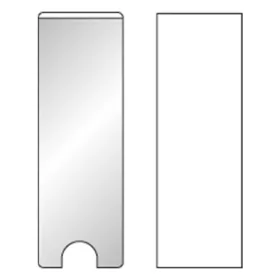   Címketartó tok DJOIS öntapadós gerincjelölő betétlappal 25x75 mm 12 darabos