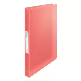   Gyűrűskönyv ESSELTE Colour Breeze A/4 25 mm 4 gyűrű PP korall