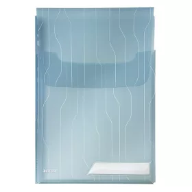   Lefűzhető genotherm LEITZ CombiFile Jumbo A/4 200 mikron füles kék 3 darabos